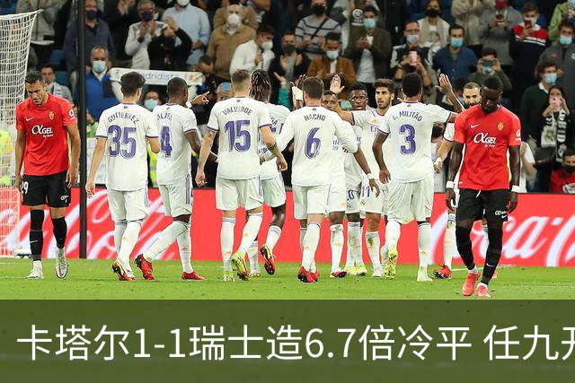 卡塔尔1-1瑞士造6.7倍冷平 任九开53注25.3万元
